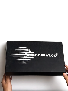 MOOFEAT CHIEF - Sepatu slip on pria boots penny loafers kulit hitam
