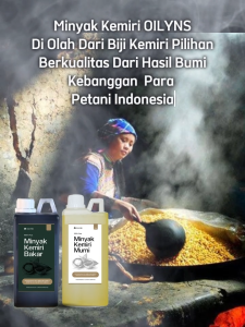 Paket Bundling Minyak Kemiri Bakar & Shampo Kemiri Hitam - Solusi Haircare