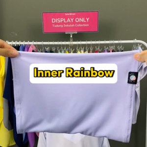 TUDUNGSICOMEL Inner Rainbow Edisi Merdeka Hari Malaysia / Anak Tudung Budak