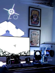 L&Q Gaming Table 80/100/120/140cm Computer Table Computer gaming Table Learning Table Office desk