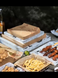 [Set 50 tờ] Giấy gói sandwich giấy nến gói hamberger không thấm dầu size 18cm 22cm 25cm 30cm-NIEVE