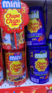 Chupa Chups mini อมยิ้ม จูปาจุ๊ป มินิ ขนาด 300กรัม ( มี 50 ไม้ )