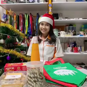 Tas bingkisan Natal - Goodie Bag Natal - Model Box BISA BELI SATUAN