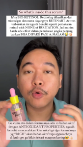 Emina Glorad RetinArt Serum - Serum Retinol Glowing Meratakan Tekstur Kulit Bekas Jerawat Pudar Cerah Pori-Pori Samar Pore Free Menyamarkan Dark Spot Hempas Kulit Kusam