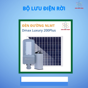 Đèn Đường Năng Lượng Mặt Trời Solar Light Dmax200Plus