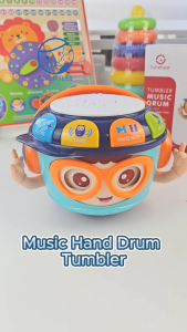 EZYLITTLES Music Hand Drum Bell Tumbler Toys Music Toys Early Education Toys for Kids mainan bayi