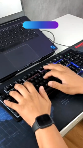 Keyboard Gaming Kabel Mechanical Leopard G20 RGBLED Keyboard Eksternal Untuk Komputer - Keyboard Leopard G20 Gaming High Quality - Aksesoris Komputer Laptop Gamers