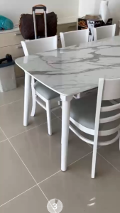 BÀN ĂN CƠM 6 GHẾ BÀN ĂN GIẢ ĐÁ SIÊU BỀN - thiết kế bên trong NGỌC MAI