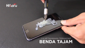 Hikaru Tempered Glass ip X / XS Anti Gores Kaca Full Cover