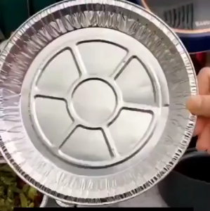 Khay Giấy Bạc Lót Nồi Chiên Không Dầu Cỡ 18cm 20cm 23cm Dày Cứng Tái Sử Dụng