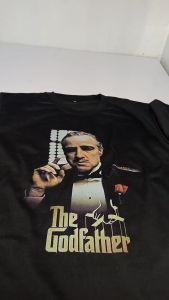 T-Shirt Kaos Vintage Dewasa The Godfather bahan 24s