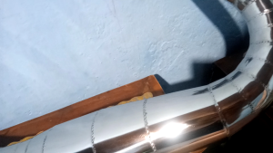 Termurah Knalpot RX King, RXS & Special Model Kolong Telo Finishing Crom Glowing Las Rapi