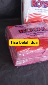 Tissue Belah Dua Lipat Isi +/- 55 Gram: Solusi Makan Praktis