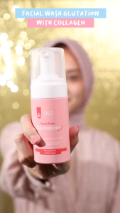 Facial Foam Glutation SR12 With Collagen Membersihkan dan Mencerahkan Kulit Pada Wajah BPOM Original