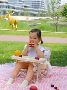 ✨ Manila Stock Portable Baby Booster Seat Foldable Travel High Chair Toddler Feeding Eating Chair Outdoor Folding Chair