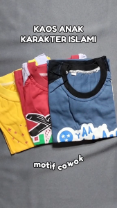KAOS ANAK RAGLAN ISLAM - RAGLAN ISLAMI ANAK