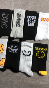 Kaos Kaki Oldschool Motif Skate Merk Panjang Premium - Hosela Project