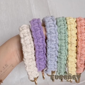 Kalung Macrame untuk Anjing & Kucing: Aksesoris Hewan Peliharaan Warna-warni