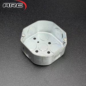 ARC Metal Junction Box 18ga (1mm) Deep-Type for electrical wiring 1/2" & 3/4" Knockout Hole