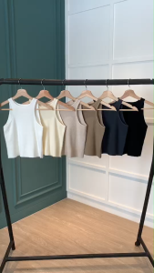 BL20930 Premium Soft Halter Knit Tanktop