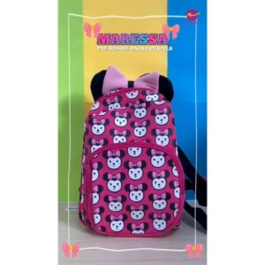 Boardwalk Maressa School Girls Backpack With Ribbon And Ear Design