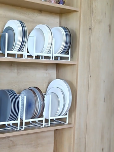 Kitchen Drainer Organizer Plate Racks Stand Bowl Dish Storage Racks Pot Lid Holder Kitchen Cabinet Organizer