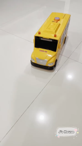 【READY STOCK】Bus Toy Track School Bus Vehicle Track Toys Mainan Budak Bas Trek Single Deck Bus (TOY166)