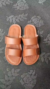 LEONBAN Comet Sandal Kulit Pria Casual Anti-Slip - Warna Coffee/Hitam Ukuran 39/40/41/42/43