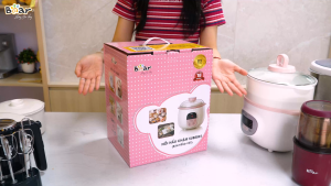 Nồi nấu chậm Bear SUBE001 (08L) – Bản Tiếng Việt - Điện Máy Tiện Lợi 247 - Giao hàng miễn phí