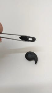 SILICONE ANTI-SLIP COMMA EAR HOOK FOR GLASSES(MATTE BLACK)