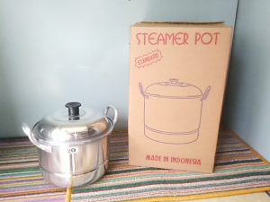 Panci Kukusan/Steamer Pot Aluminium HALLO 20cm - 22cm - 24cm - 26cm - 28cm/HIKARI Cookware/Aluminium