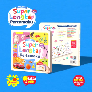 Baby Book Super Lengkap Pertamaku BOADBOOK Buku Balita Bayi Anak FULL COLOR Penerbit PQS Publishing