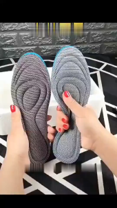 ONE-S64 Alas Kaki Insole Busa Empuk Sepasang / Alas Sepatu 1 Pasang Insole Breathable Antibacterial