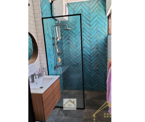 Frameless 1 Fixed Panel Shower Screen