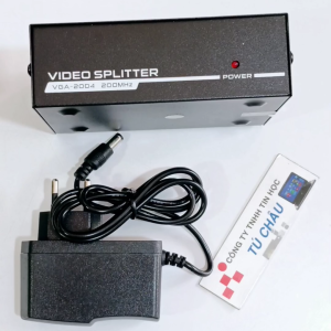 Bộ chia VGA 1 ra 4 / VGA Spliter VGA-2004 (4 Port VGA 200Mhz VGA VIDEO Splitter) (1 Input ra 4 Ouput)