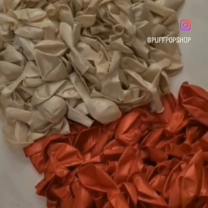 Paket 30 pcs Metalik Merah Putih HUT RI / Balon Dirgahayu RI