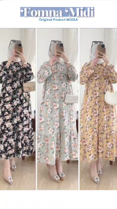 FOMNA Midi Dress by MOELA: Pakaian Sehari-hari yang Fashionable