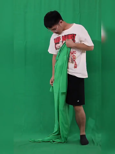 Baju Green Screen Chroma Key Kostum Full Badan Green Screen Clothes Full Body+