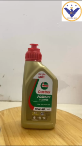 COMBO 2 chai Dầu nhớt xe tay ga cao cấp tổng hợp Castrol Power 1 Scooter 10W40 lon 800ml