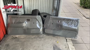 แผงประตูใน นวมประตู Toyota MightyX 1996 Cab รุ่นมือหมุน