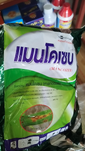 แมนโคเซบ80 1กิโลกรัม (แมนโคเซบ80%) ป้องกันเชื้อรา โรคเมล็ดด่าง ใบไหม้ กุ้งแห้งในพริก ราดำ รำแป้ง