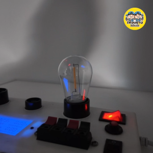 Hiet หลอดไฟวินเทจ 3w Filament Vintage แสงวอร์ม แสงRGB