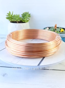 1Kg cáp máy lạnh điều hòa phi 4.0mm dầy 0.5mm