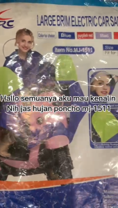 Jas Hujan Poncho ponco cover safe motor New Edition unik keren stylist MJ-1511