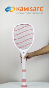 ไม้ตียุงไฟฟ้า ไม้ช็อตยุง KAMISAFE พร้อมไฟฉาย Led ทนทาน ไม้ตียุง ไฟฉาย ชาร์จไฟบ้าน รุ่น KM-3833