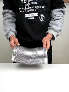 Ống bạc co giãn hút mùi cuộn 8 mét thông gió ống bạc thông gió hút mùi