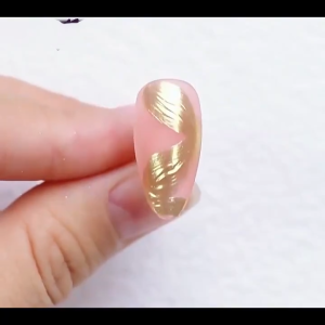 Semi Solid Nail Magic Mirror Powder Molding Glue Nail Glitter Powder Used with Mirror Powder UV LED DIY Manicure