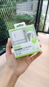 CHARGER ROBOT RT-K9 2 Port Micro USB - Casan Android Chasan HP Carger Android HP Micro Ori Murah Original Fast Charging 2 Output
