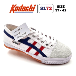 Sepatu Sekolah Anak Remaja SMA Laki Laki/Perempuan – Sepatu Pria/Wanita Dewasa – KODACHI – 8172 – Size 37-42 – Sneakers – Sport Volley – Tali Putih Navy Merah