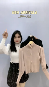 TELLY ➡️ BJ-062 Turtleneck Korean Style Atasan Rajut Import Lengan Panjang Mewah dan Elegan | Atasan Turtleneck Korean Style